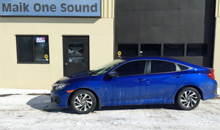 2018 Honda Civic with professional window tint